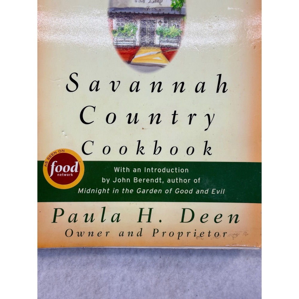 Paula Deen The Lady & Sons Savannah Country Cookbook 1st Edition Spiral 1998